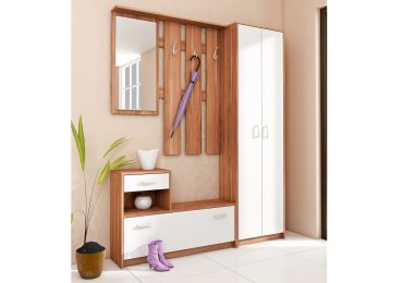 Předsíň BENDIGO, švestka/bílá 