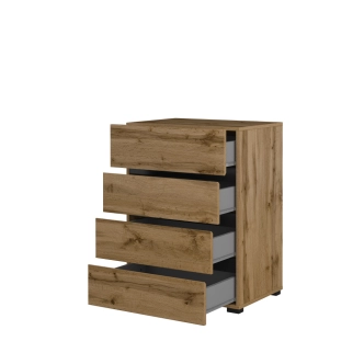 Předsíň BONIFACIO, dub wotan/černá