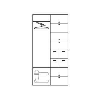 Předsíň CHIRAWA 100, olše, 5 let záruka