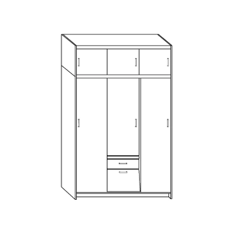 Předsíň DUMAS II, dub sonoma, 5 let záruka