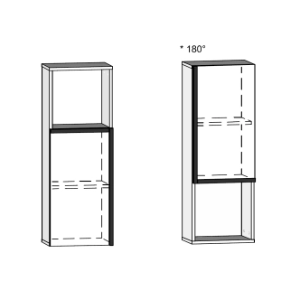 Předsíň DZENGAL 6, dub burgundský/bílá, 5 let záruka