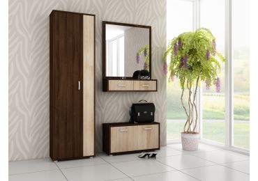 Předsíň MAFFRA, dub sonoma tmavý/dub sonoma