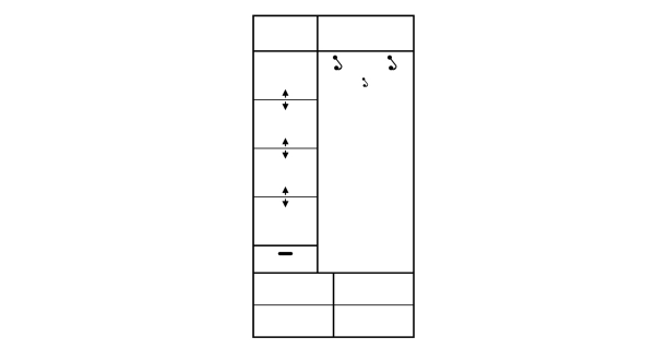 Předsíň PROSTON I, olše, 5 let záruka