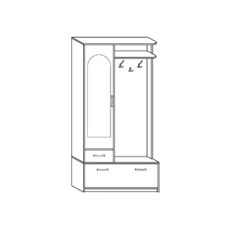 Předsíň PROSTON I, olše