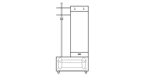 Předsíň ROWLEY, olše, 5 let záruka