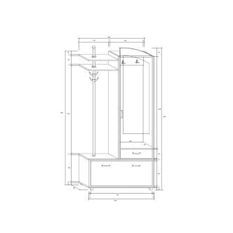 Předsíň ROWLEY, olše, 5 let záruka