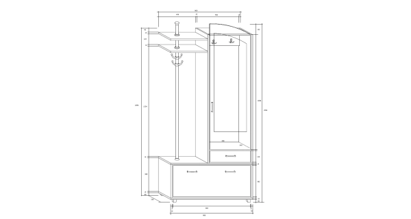 Předsíň ROWLEY, olše, 5 let záruka