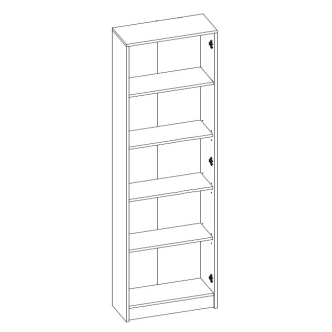 Předsíň SALEM, ořech/white pine DOPRODEJ