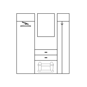 Předsíň TANKERTON, 5 let záruka, dub sonoma