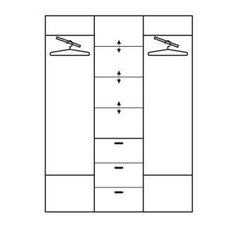Předsíň URUNGA 3D40, olše, 5 let záruka