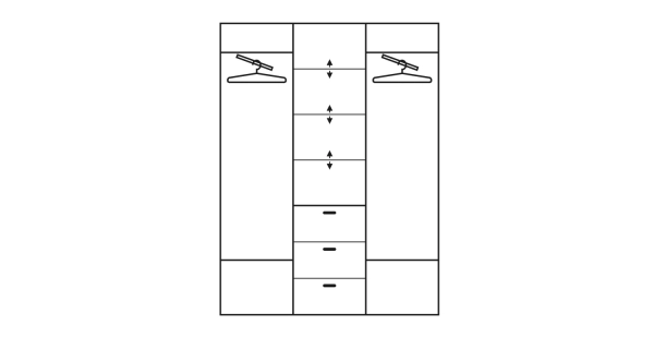 Předsíň URUNGA 3D40, olše, 5 let záruka