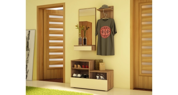 Předsíň XIVA, craft tobaco/krém, 5 let záruka