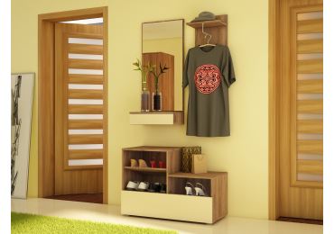 Předsíň XIVA, craft tobaco/krém