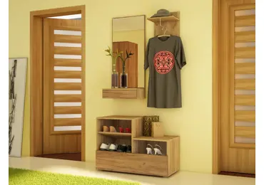 Předsíň XIVA, craft zlatý/craft tobaco