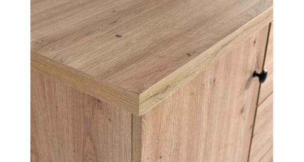 Předsíňová sestava FRAGILIS, dub artisan/černá