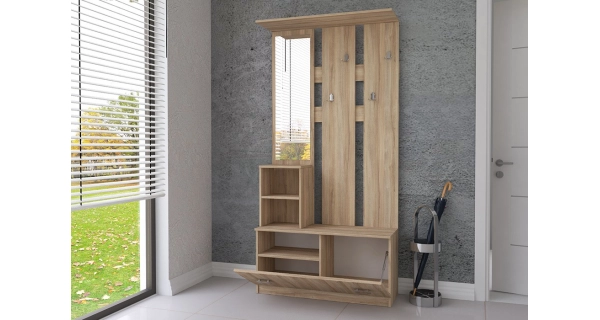 Předsíňová stěna AKIN, dub sonoma