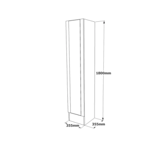 Předsíňová stěna ALMARA 1, atlantská borovice