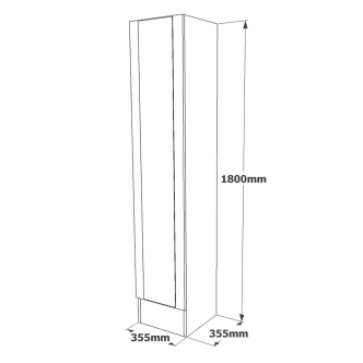 Předsíňová stěna ALMARA 2, atlantská borovice