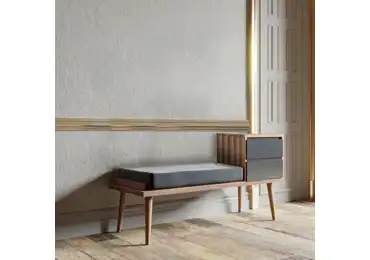 Předsíňová stěna ASHLEY, vlašský ořech/antracit