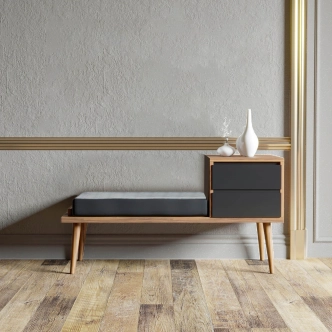 Předsíňová stěna ASHLEY, vlašský ořech/antracit