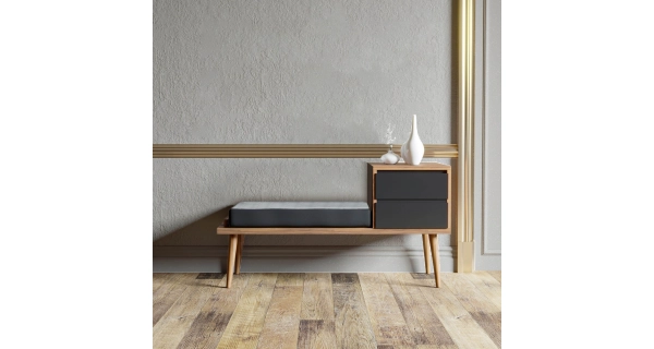 Předsíňová stěna ASHLEY, vlašský ořech/antracit