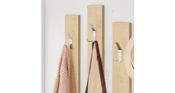 Předsíňová stěna CIEN, bílá/dub