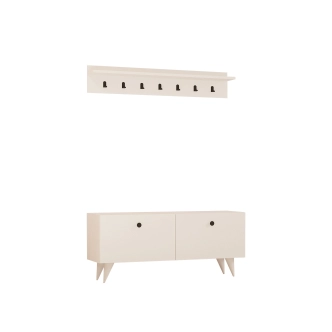 Předsíňová stěna COCO, bílá