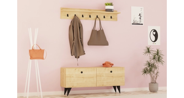 Předsíňová stěna COCO, dub