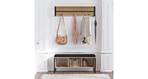 Předsíňová stěna CORDOBA, dub/černá