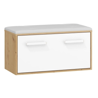 Předsíňová stěna DORINDA I, dub artisan/bílá, 5 let záruka