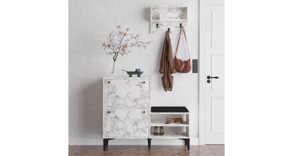 Předsíňová stěna DORVIS, mramor