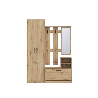 Předsíňová stěna DUNANUEJ 1, dub artisan, 5 let záruka