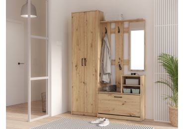 Předsíňová stěna DUNANUEJ 1, dub artisan