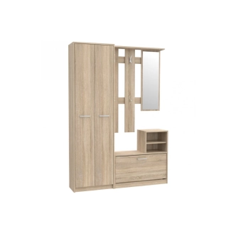 Předsíňová stěna DUNANUEJ 1, dub sonoma, 5 let záruka