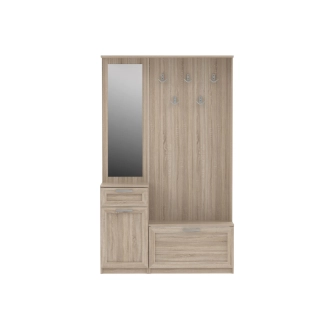 Předsíňová stěna DUNANUEJ 2, dub sonoma, 5 let záruka