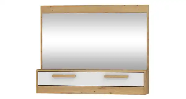 Předsíňová stěna GATTON 1, dub artisan/bílý lesk