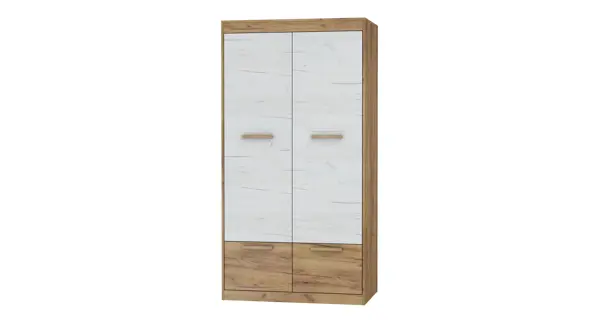 Předsíňová stěna GATTON 2, craft zlatý/craft bílý