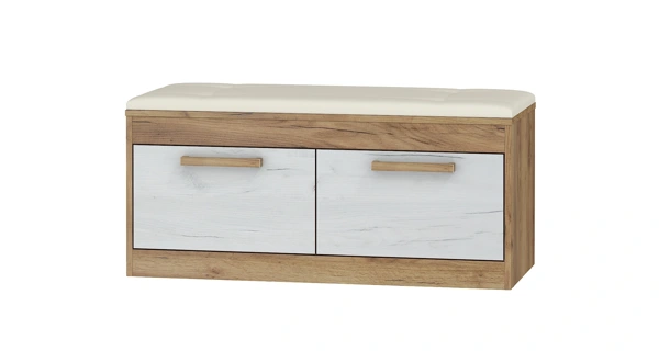 Předsíňová stěna GATTON 2, craft zlatý/craft bílý