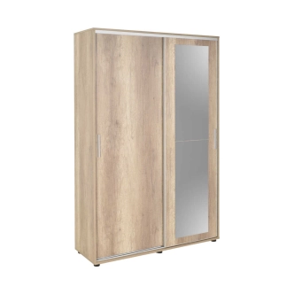 Předsíňová stěna JUNO s posuvnými dveřmi a zrcadlem, tori