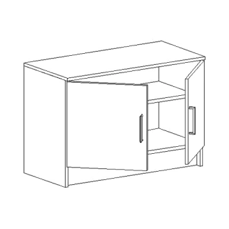 Předsíňová stěna MARIANA, dub artisan/bílá