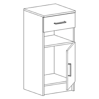 Předsíňová stěna MARIANA I, wenge/dub mléčný