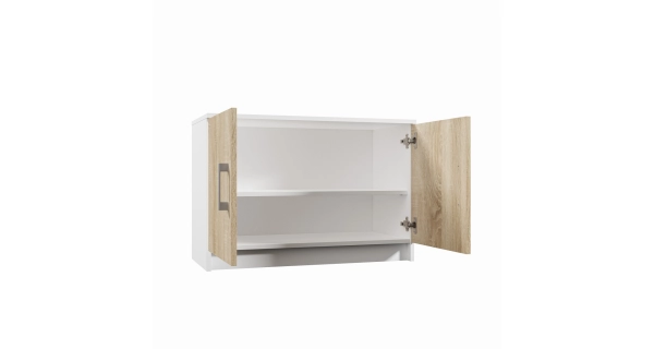 Předsíňová stěna NEJBY MARIANA, bílá/dub sonoma