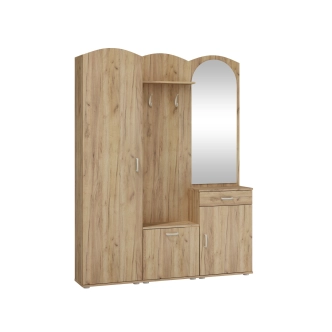 Předsíňová stěna PAMBULA, craft zlatý, 5 let záruka