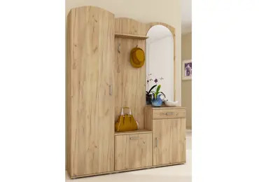 Předsíňová stěna PAMBULA, craft zlatý