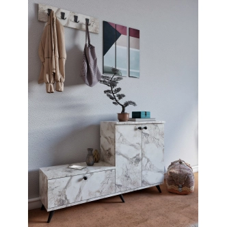 Předsíňová stěna POLLOR, mramor