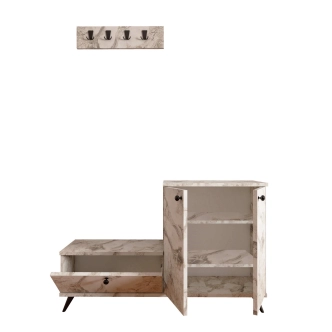 Předsíňová stěna POLLOR, mramor