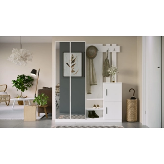 Předsíňová stěna TORSON, bílá