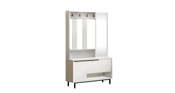 Předsíňová stěna VELVON, bílá