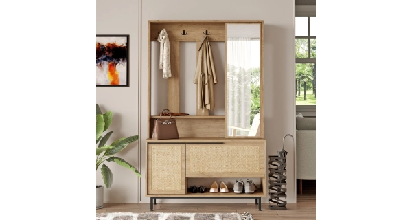 Předsíňová stěna VELVON, vlašský ořech/dub