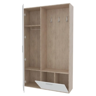 Předsíňová stěna YORMO 2, bílá